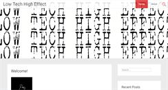 Desktop Screenshot of lowtechhigheffect.com